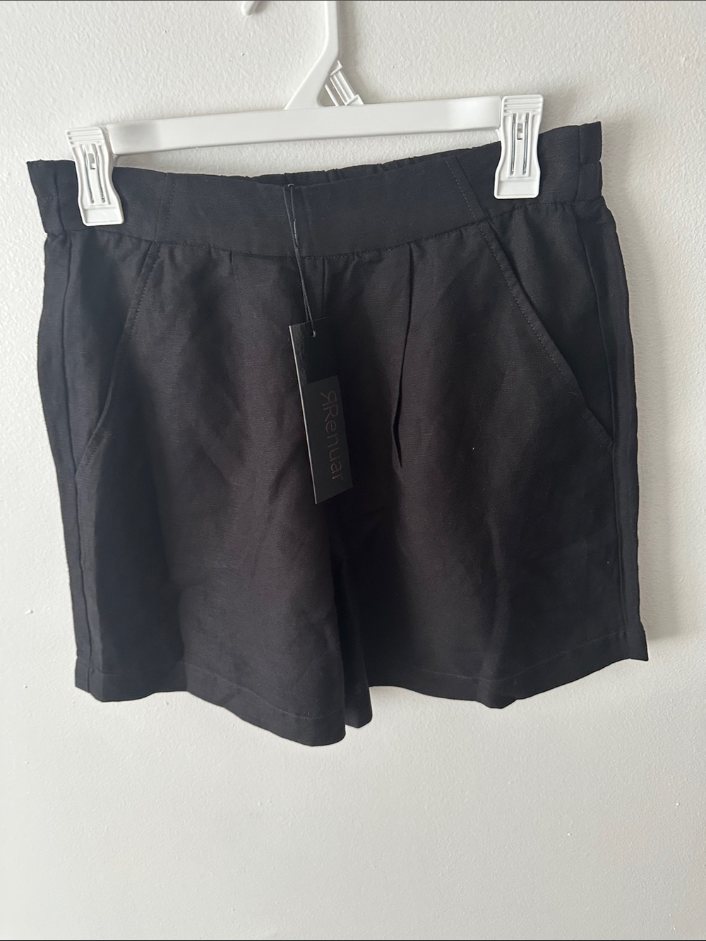 Renuar Black Women's Casual Pull-On Shorts